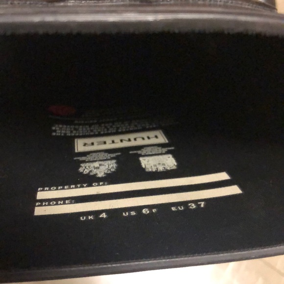 HUNTER Boots, Tall, Glossy, Black - Picture 5 of 5